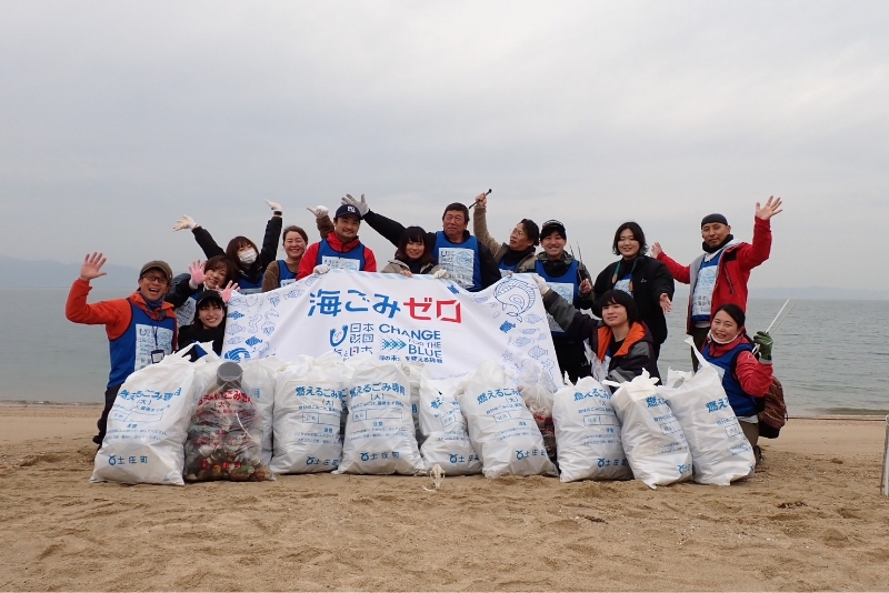 日本財団 瀬戸内オーシャンズ ビーチクリーンイベント
