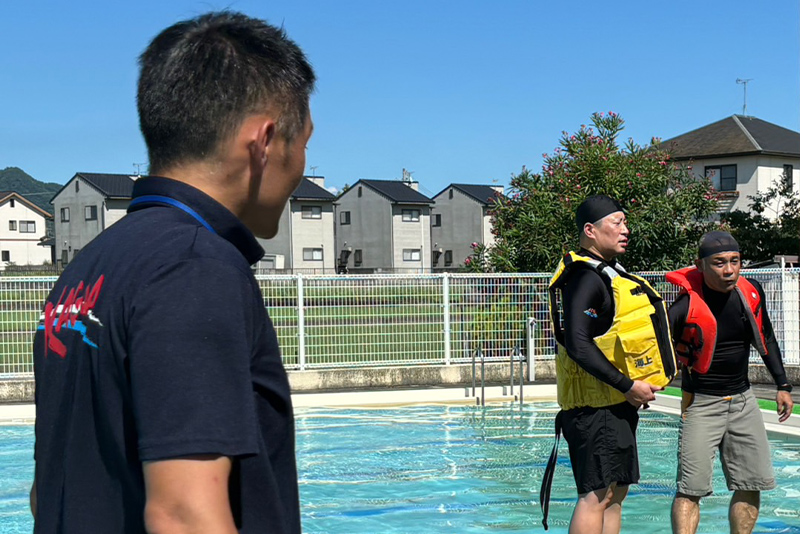 高松海上保安部による安全講習