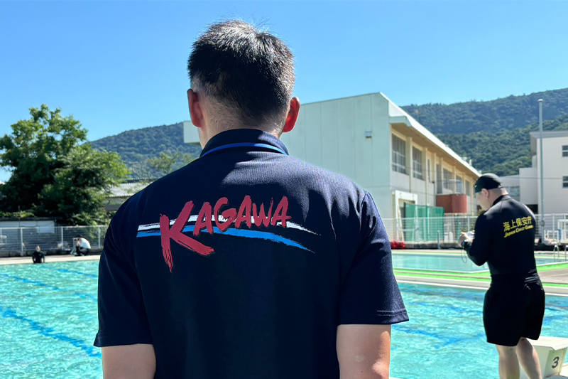 高松海上保安部による安全講習